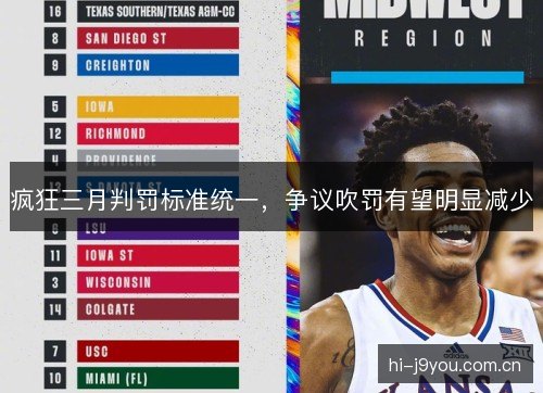 疯狂三月判罚标准统一,争议吹罚有望明显减少 疯狂三月判罚标准统一,争议吹罚有望明显减少